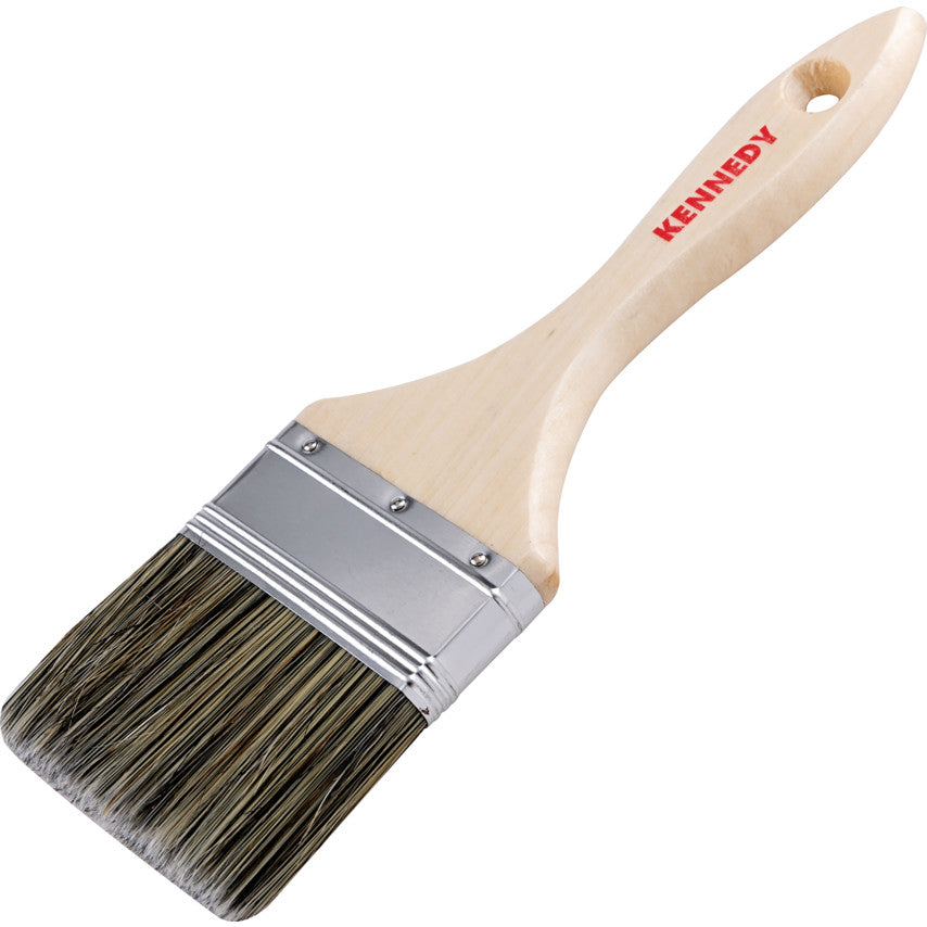 PAINT BRUSH WOODEN HANDLED 3"WIDE