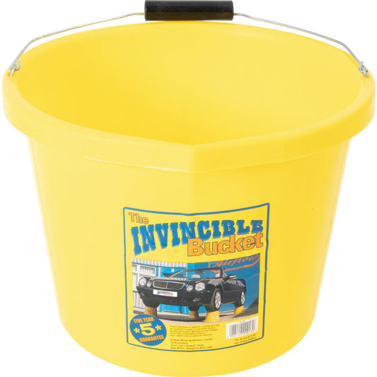 INVINCIBLE YELLOW BUILDERS BUCKET15LTR