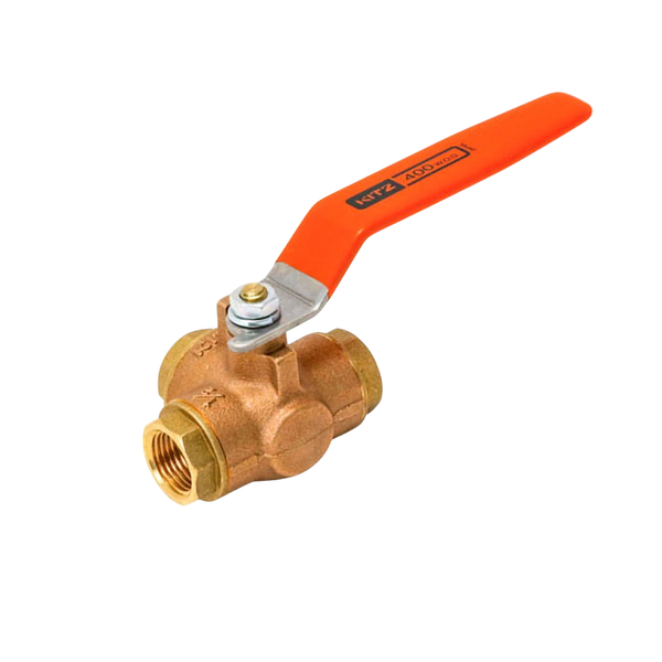 บอลวาล์ว KITZ 0.37 นิ้ว (10 มม.) รุ่น T4T Brass (ball valve KITZ)
