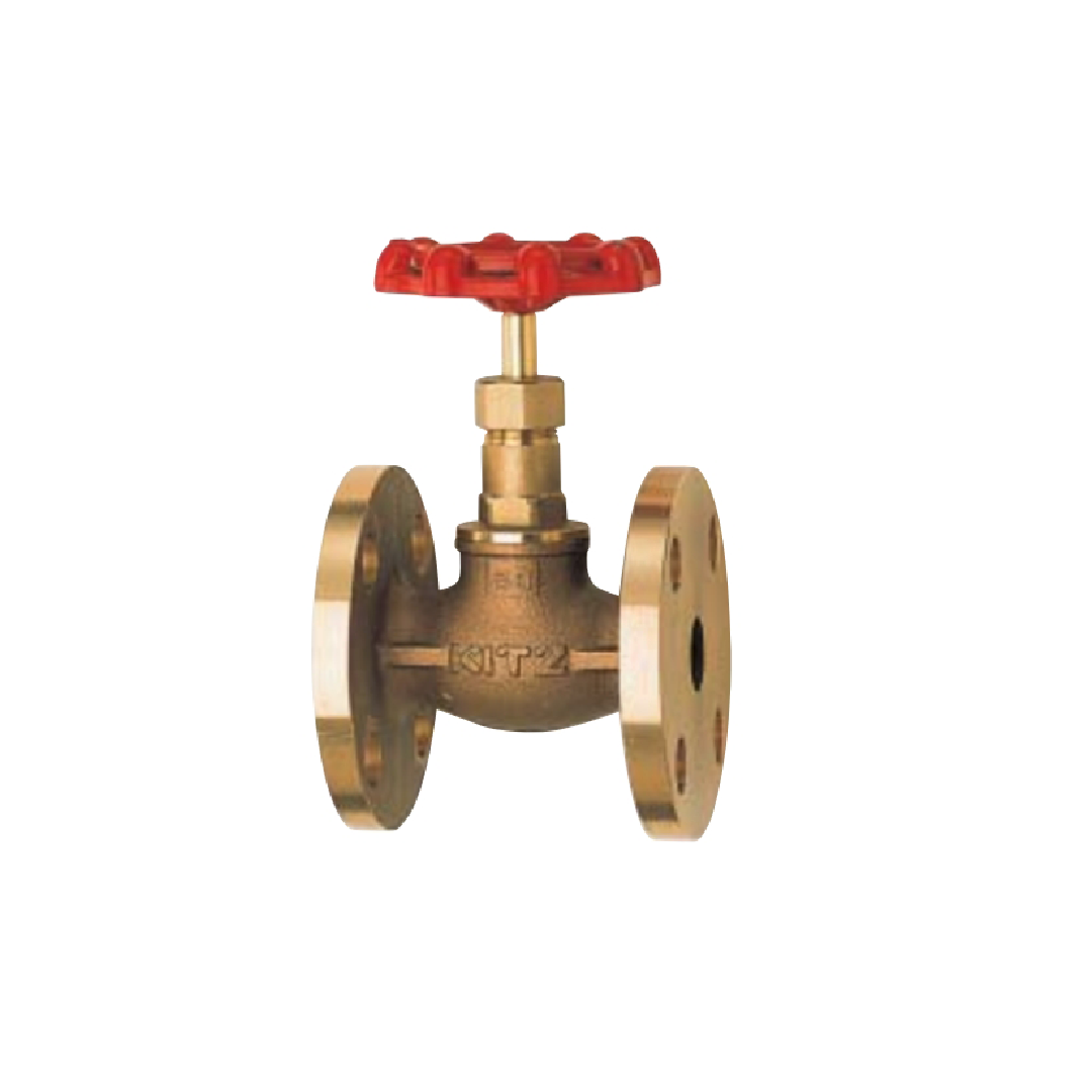Globe Valve ทองเหลือง โกลบวาล์ว kitz รุ่น Fig. JB 1 1/4 นิ้ว (32 มม.)