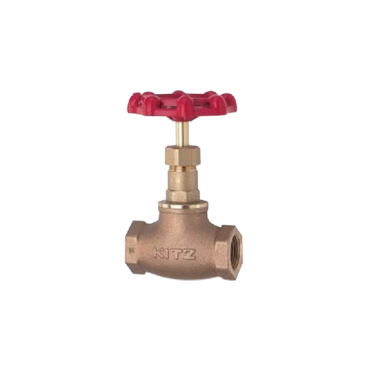 Globe Valve ทองเหลือง โกลบวาล์ว kitz รุ่น Fig. J 2 นิ้ว (50 มม.)