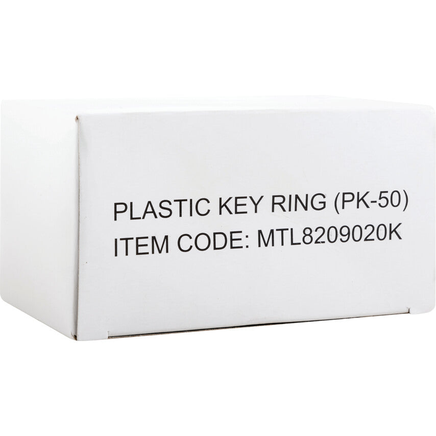 BLUE PLASTIC KEY RINGS (PK-50)