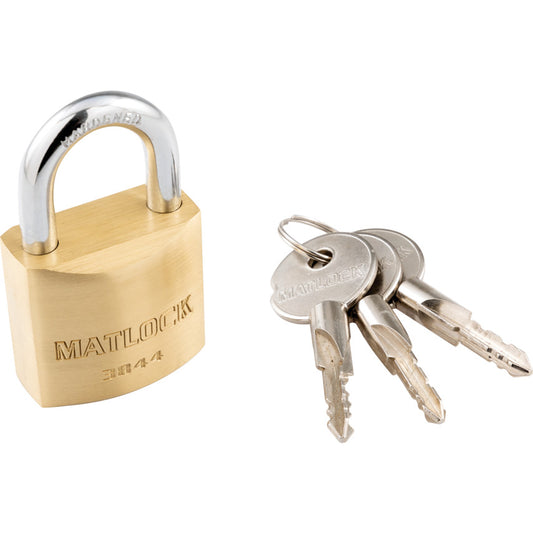 40mm BRASS CROSS KEY PADLOCK