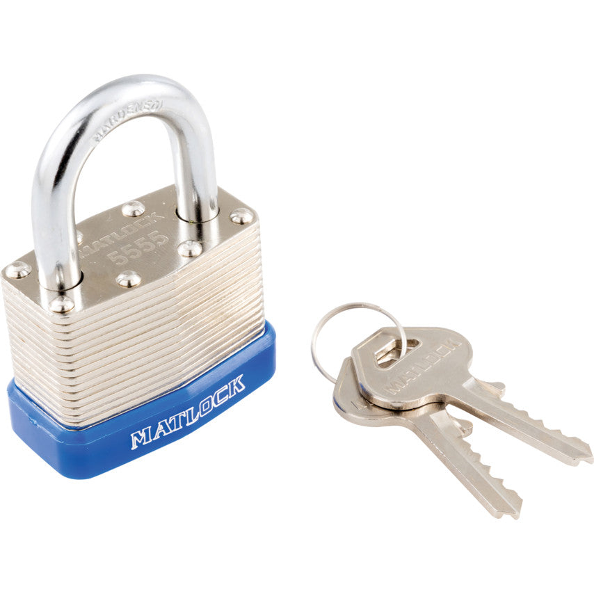 44x25mm LAMINATED PADLOCK STEELBODY