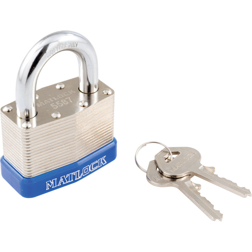 50x25mm LAMINATED PADLOCK STEELBODY