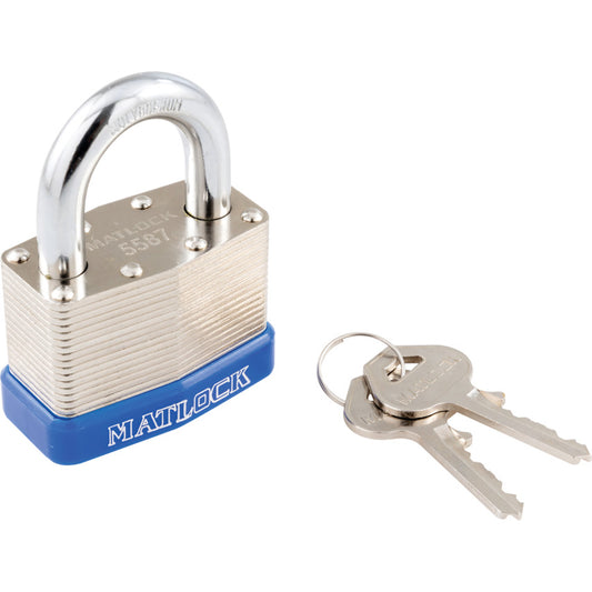 50x25mm LAMINATED PADLOCK STEELBODY