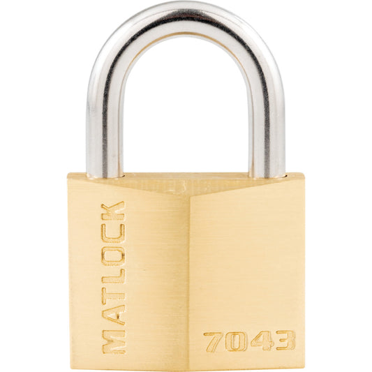 40x22mm SHACKLE SOLID BRASSPADLOCK