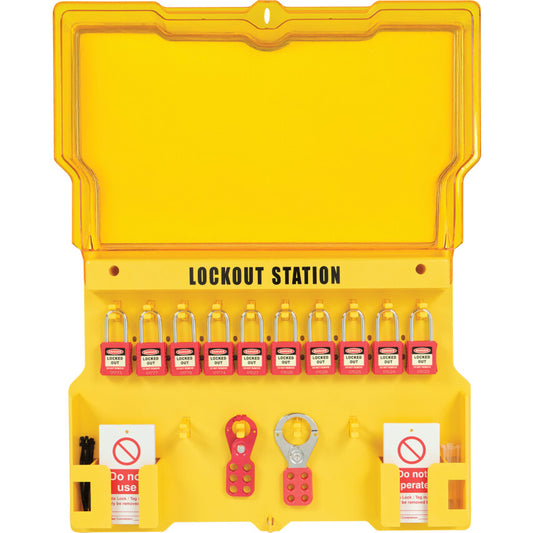LARGE ADVANCED LOCKOUT STATION(10 PIECE)