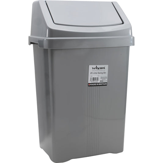 25LTR SLATE GREY SWING TOP BIN รหัส OFI8430100K