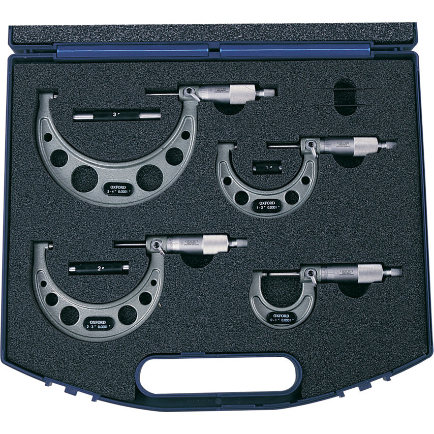 0-4" 4-PCE EXTERNAL MICROMETER SET รหัส OXD3356600K