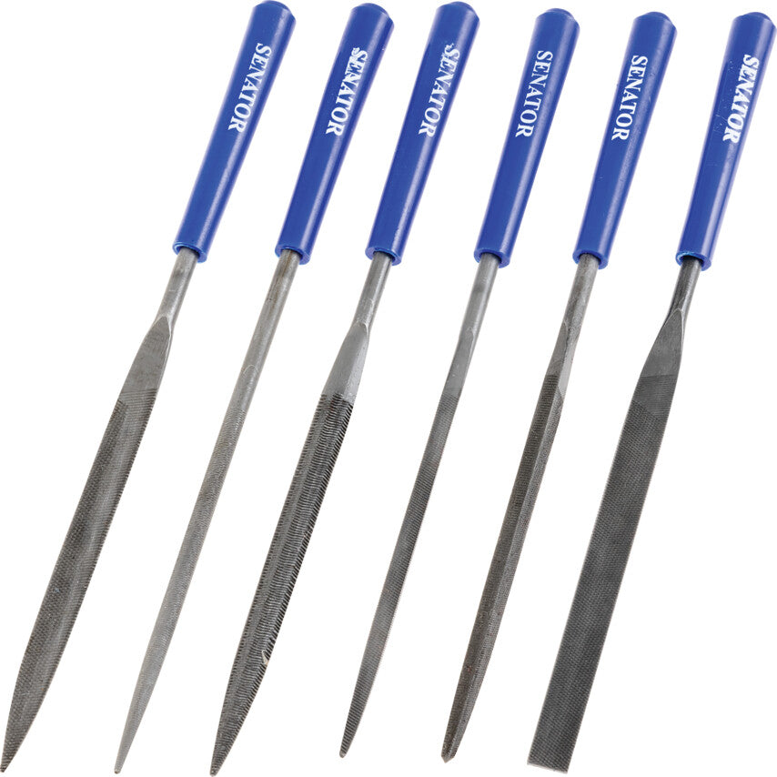 16cm CUT 2 ASSORTED NEEDLE FILESET (6)