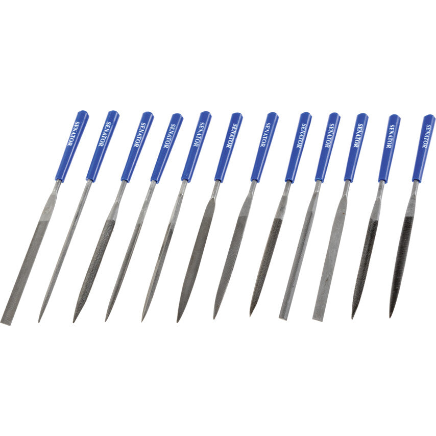 16cm CUT 2 ASSORTED NEEDLE FILESET (12)