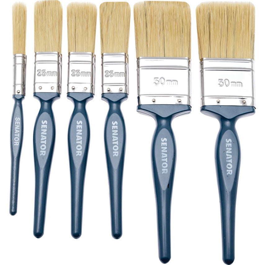 DIY DECORATORS PAINT BRUSHES (SET-6)