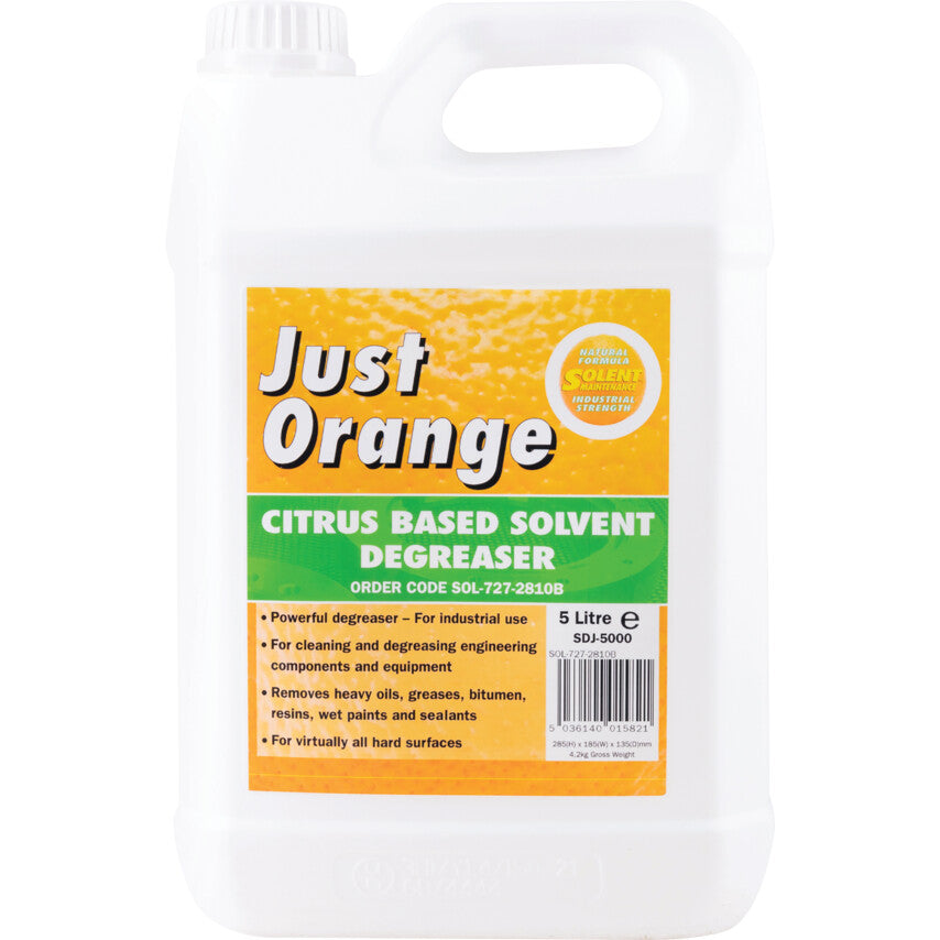 JUST ORANGE CITRUS BASEDDEGREASER 20LTR
