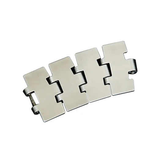 โซ่ลำเลียงแผ่นเรียบ Table top chain RPM Stainless steel side flexing chain code SS881TAB-K450