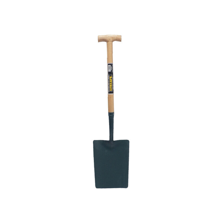 SOLID SOCKET WOODEN T TAPERSHOVEL
