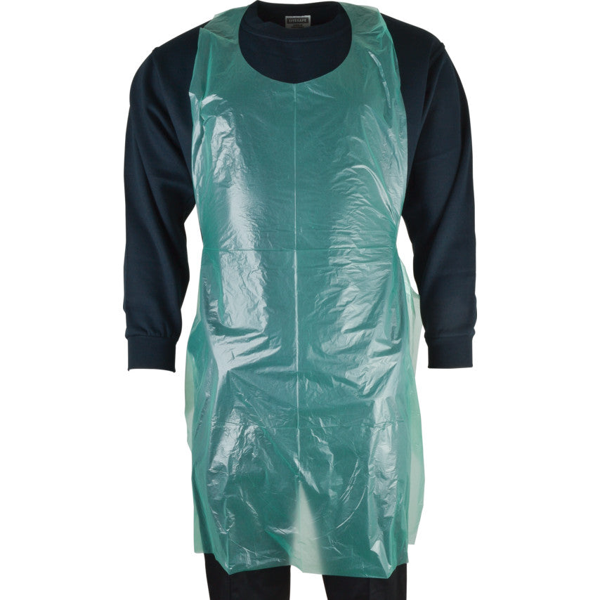 DISPOSABLE APRON GREEN 690x1070mm(PK-100)