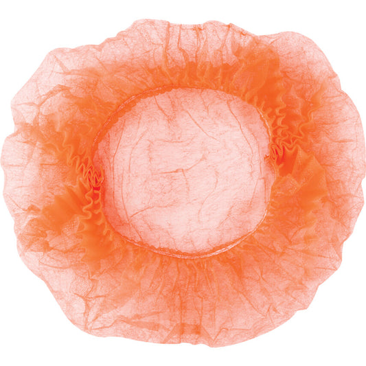 DISPOSABLE MOB CAP RED 21" DBLELASTIC (PK-100)