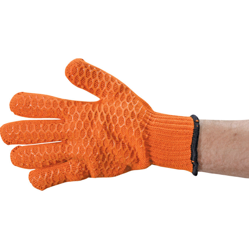 SUPER GRIP PVC CRISS CROSSGLOVESORANGE (S-10) รหัส TFF9611245K