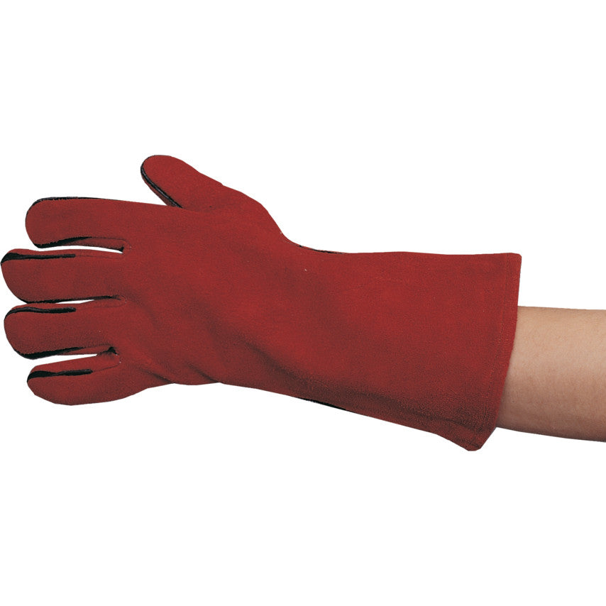 LINED SPLIT LEATHER GAUNTLETS REDSZ-11 รหัส TFF9611620K