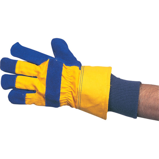SPLIT LEATHER ARCTIC RIGGER GLOVES WITH 3M THINSULATE LINING SZ-9 รหัส TFF9611900K