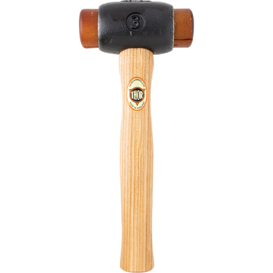 01-014 RAWHIDE HAMMER SIZE-3(WOOD HANDLE) รหัส THO5270103D