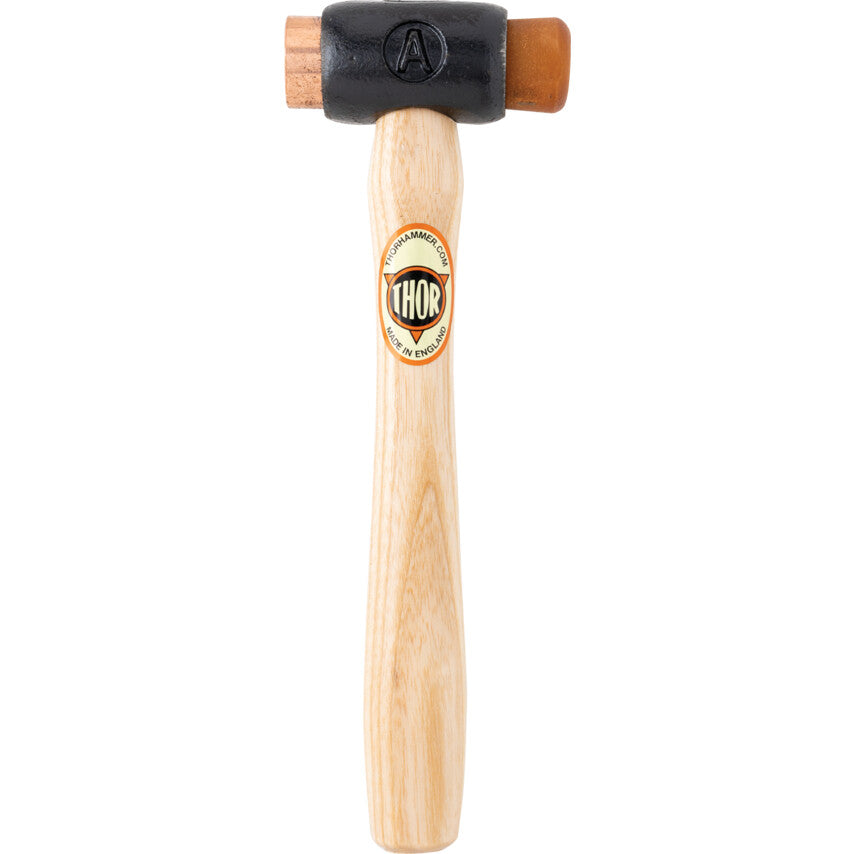 03-208 COPPER/RAWHIDE HAMMERSIZE-A (WOOD HANDLE) รหัส THO5270150A