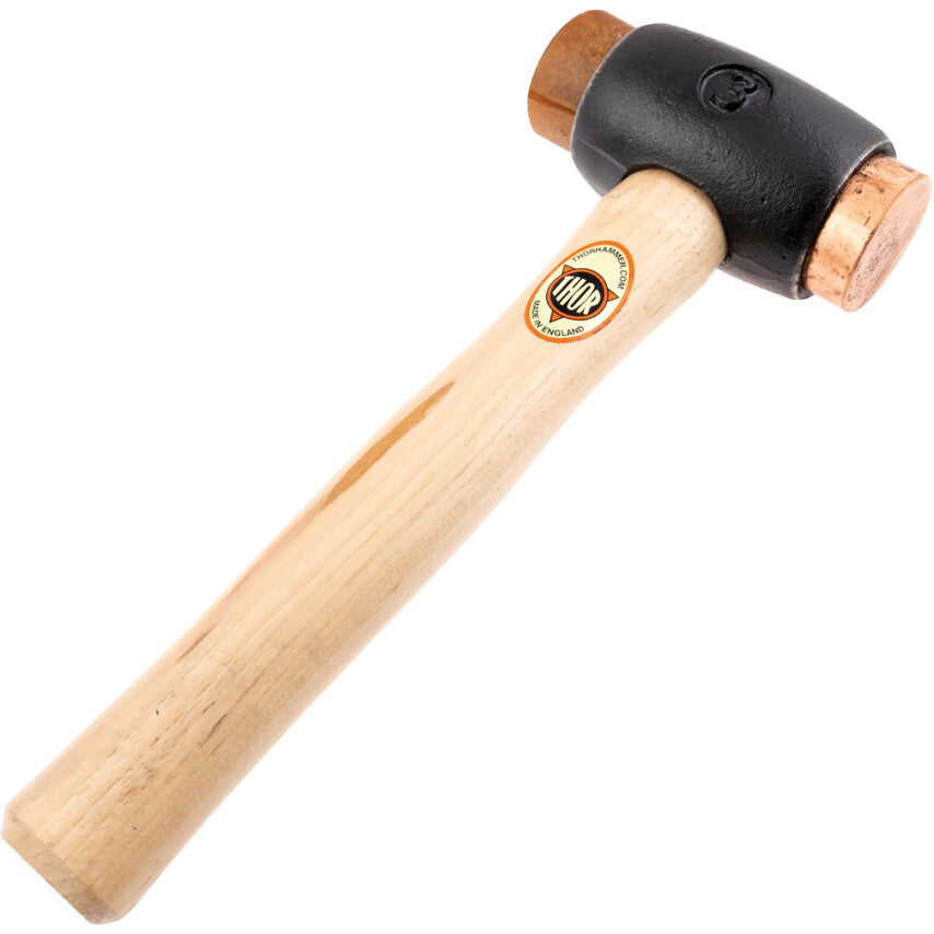 03-214 COPPER/RAWHIDE HAMMERSIZE-3 (WOOD HANDLE) รหัส THO5270153D