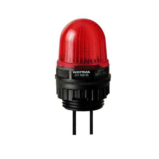 Signal and traffic lights WERMA รุ่น Micro Installation Beacons Micro LED Installation Beacon 12VDC RD 231.100.54 ไฟสัญญาณ