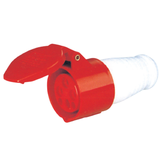 เพาเวอร์ปลั๊ก Shinohawa ปลั๊กตัวเมียกลางทาง CN155 3P+N 380V 16A