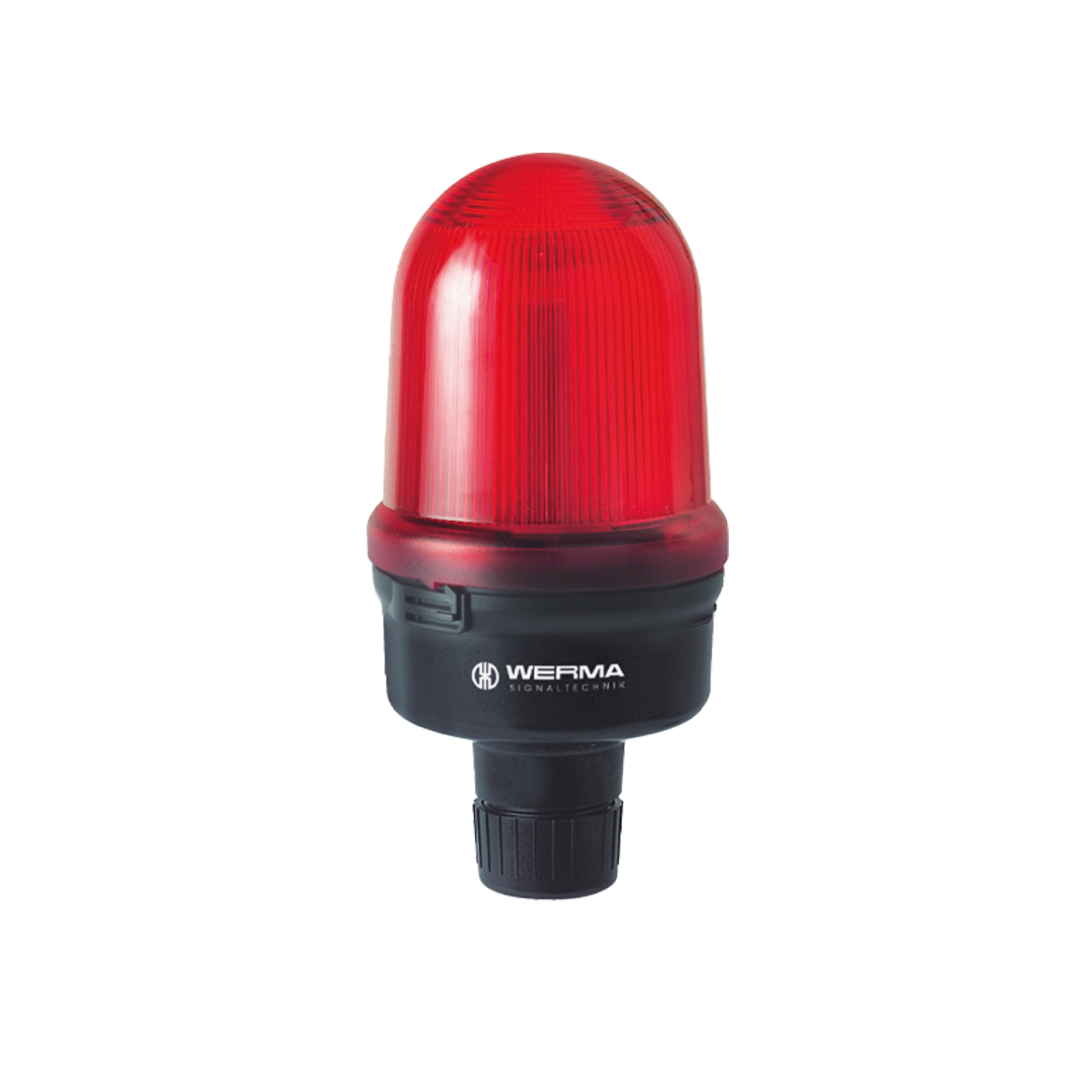 Signal and Traffic Lights WERMA รุ่น Monitorable Beacon Monitored Perm. Beacon BM 24VDC RD 826.110.55 ไฟสัญญาณ สีแดง