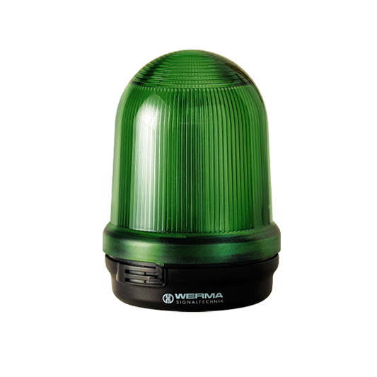 Signal and Traffic Lights WERMA รุ่น Monitorable Beacon Permanent Beacon BM 12-230VAC/DC GN 826.200.00 ไฟสัญญาณ สีเขียว