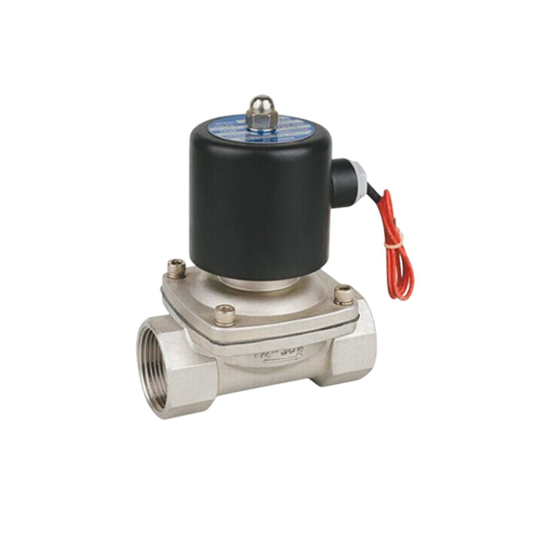 โซลินอยด์วาล์วสแตนเลส Shinohawa VA320 1/2" SPU225-04A 220V AC