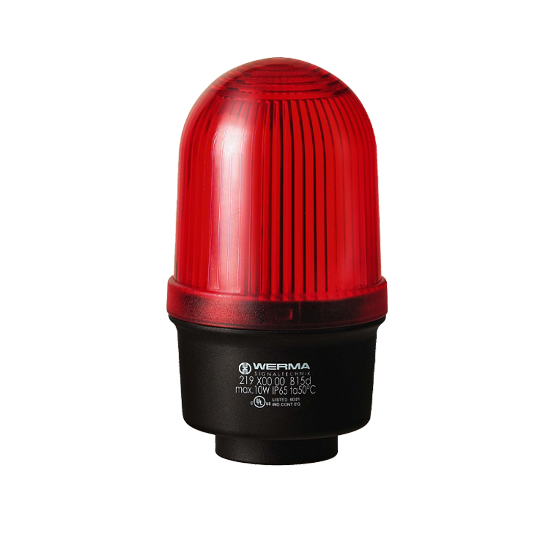 Signal and traffic lights WERMA รุ่น EvoSIGNAL Mini-Midi-Maxi Signal Beacons Permanent Beacon RM 12-230VAC/DC RD 219.100.00 ไฟสัญญาณ