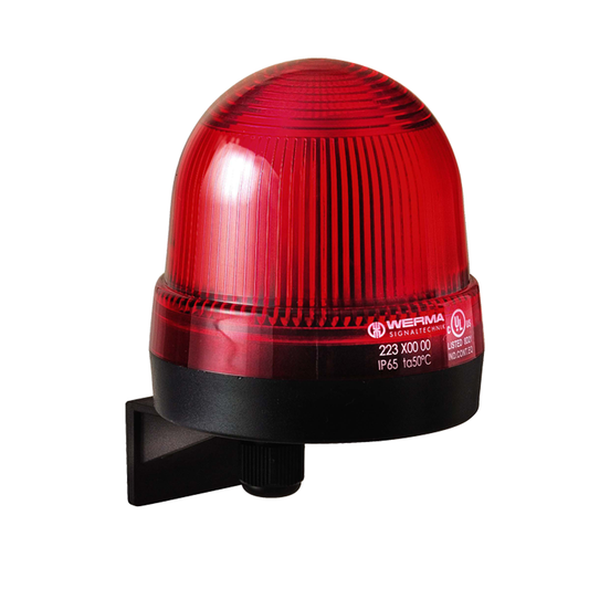 Signal and traffic lights WERMA รุ่น EvoSIGNAL Mini-Midi-Maxi Signal Beacons Permanent Beacon WM 12-230VAC/DC RD 223.100.00 ไฟสัญญาณ
