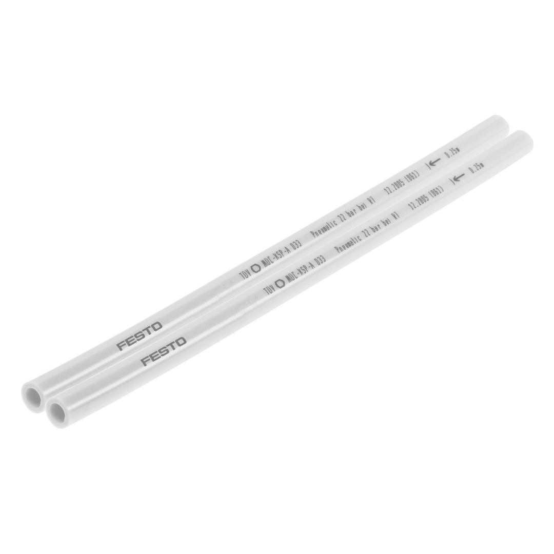 Pneumatic tubing FESTO รุ่น PUN-4X0,75-DUO-SI รหัส 152822 สายสีเงิน