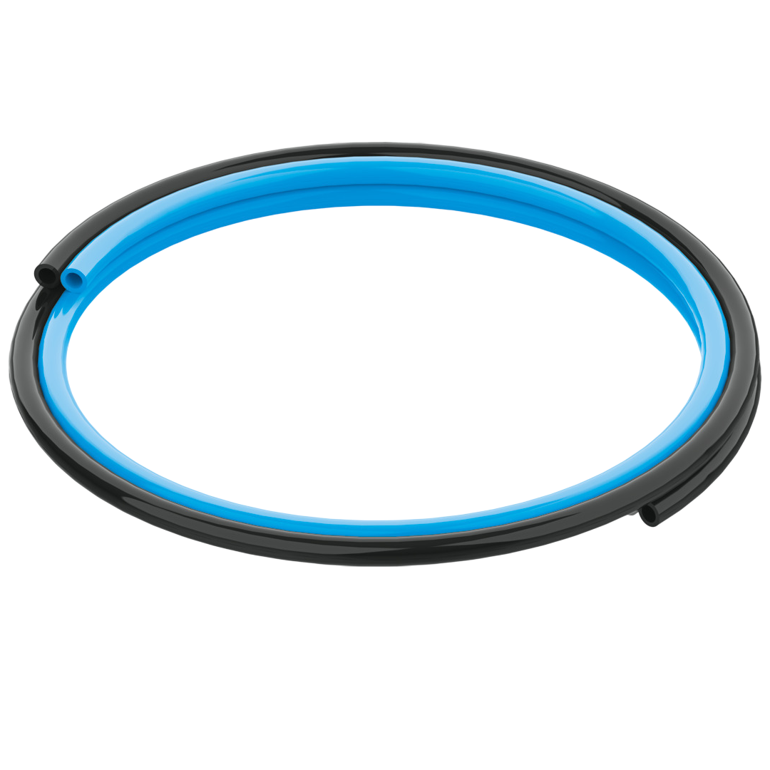 Pneumatic tubing FESTO รุ่น PUN-10X1,5-DUO-BS รหัส 159677 สายสีฟ้า/ดำ