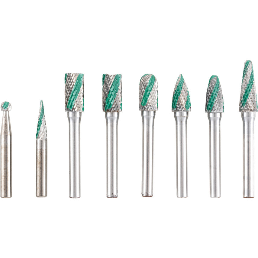 SPEEDWAY DUALCUT CARBIDEBURR SET 6 มิล SHANK 8-PCE
