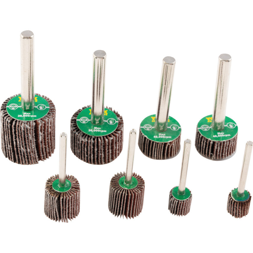 8-PCE MINI FLAP WHEEL SET