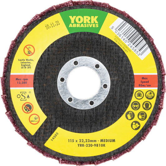 115x22.23mm NON WOVEN FLAP DISC MEDIUM รหัส YRK2209810K