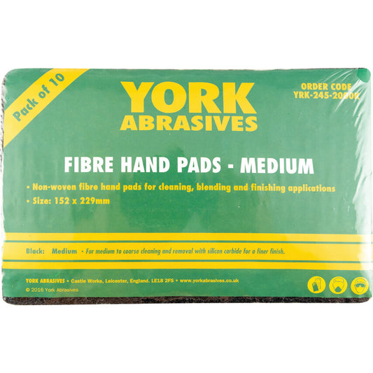 NON-WOVEN HAND PADSMEDIUM - BLACK (PK-10)