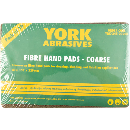 NON-WOVEN HAND PADS COARSE -BROWN (PK-10)