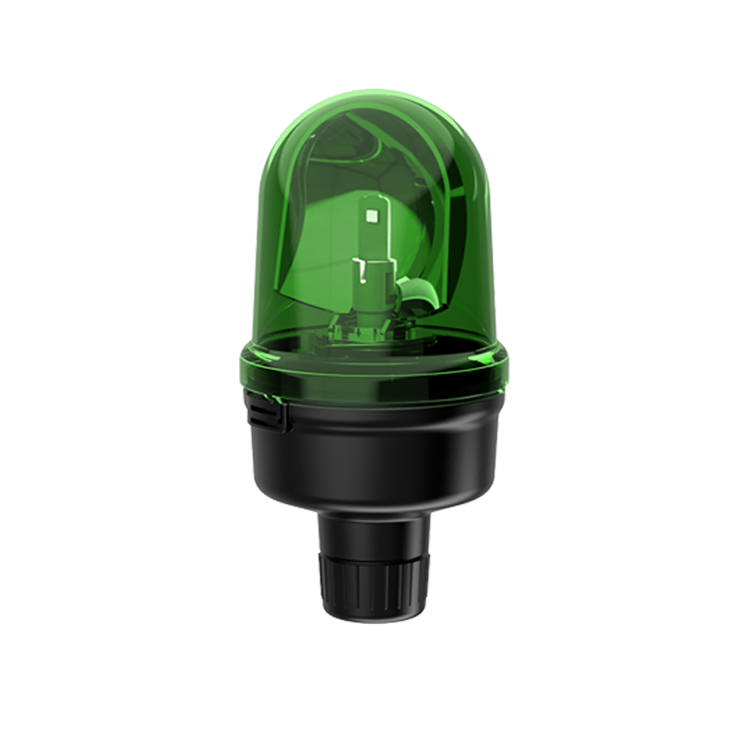 Signal and traffic lights WERMA รุ่น Rotating Beacons Rotating Mirror Beacon LED 24VAC/DC GN 885.240.75 ไฟสัญญาณ