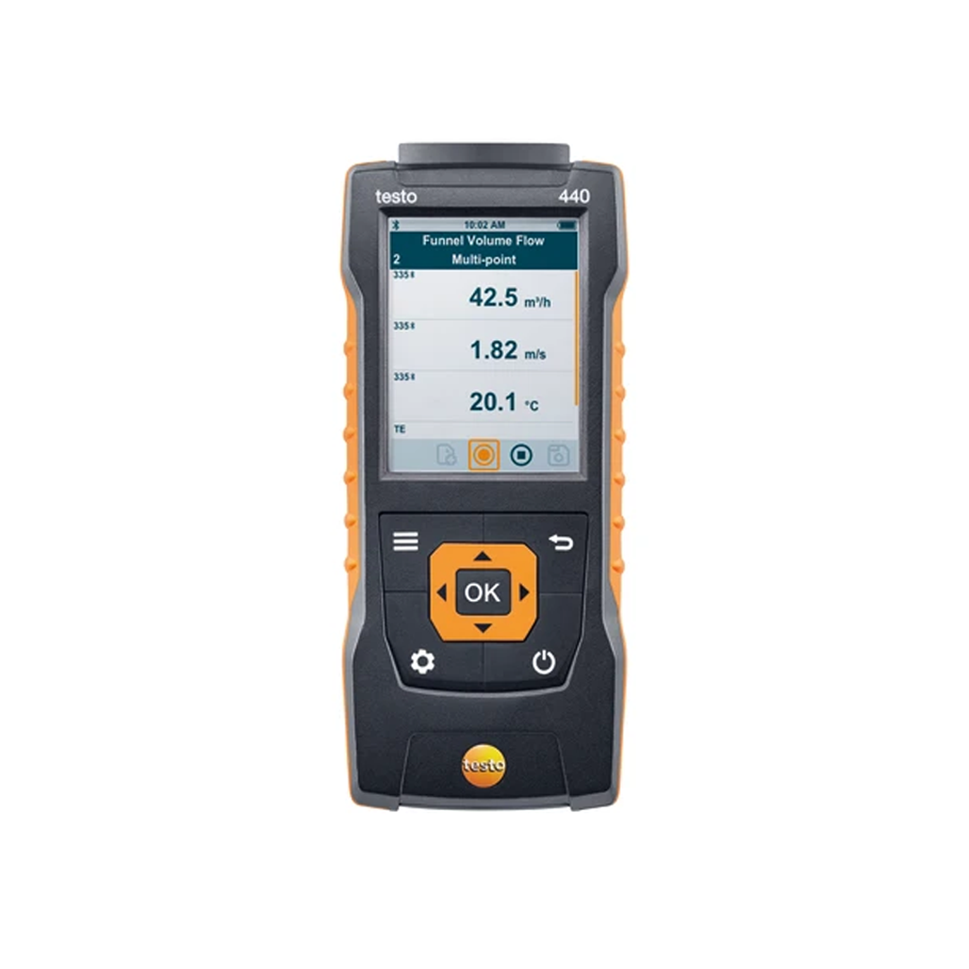 testo 440 เครื่องมือวัดความเร็วลมและ IAQรหัสสินค้า0560 4401