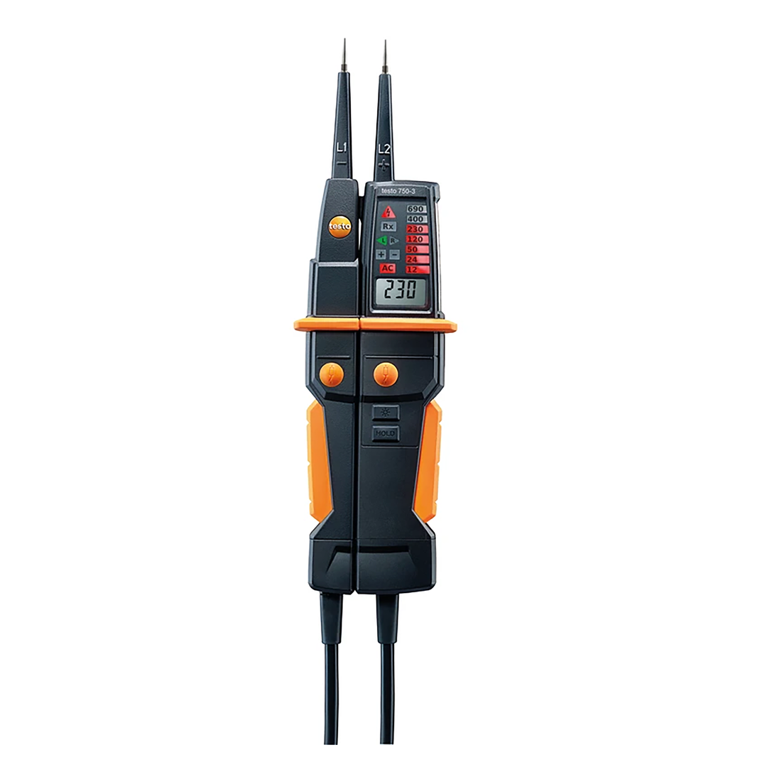 testo 750-3 เครื่องทดสอบแรงดันไฟฟ้า รหัสสินค้า 0590 7503