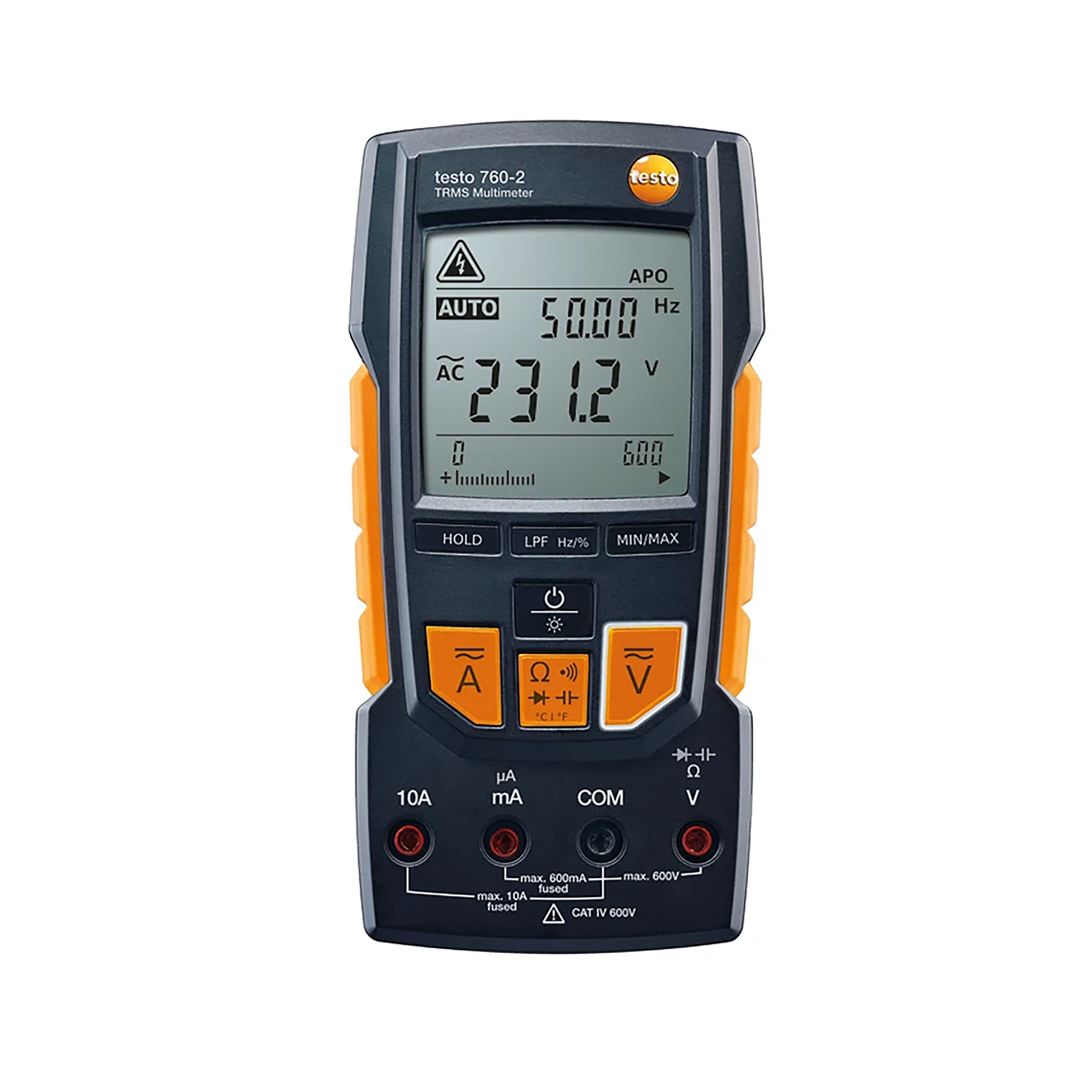 testo 760-2 มัลติมิเตอร์ TRMS รหัสสินค้า 0590 7602