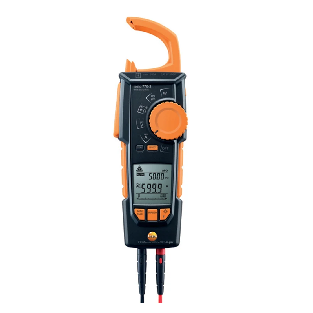 testo 770-3  แคลมป์มิเตอร์ TRMS พร้อม Bluetooth รหัสสินค้า 0590 7703