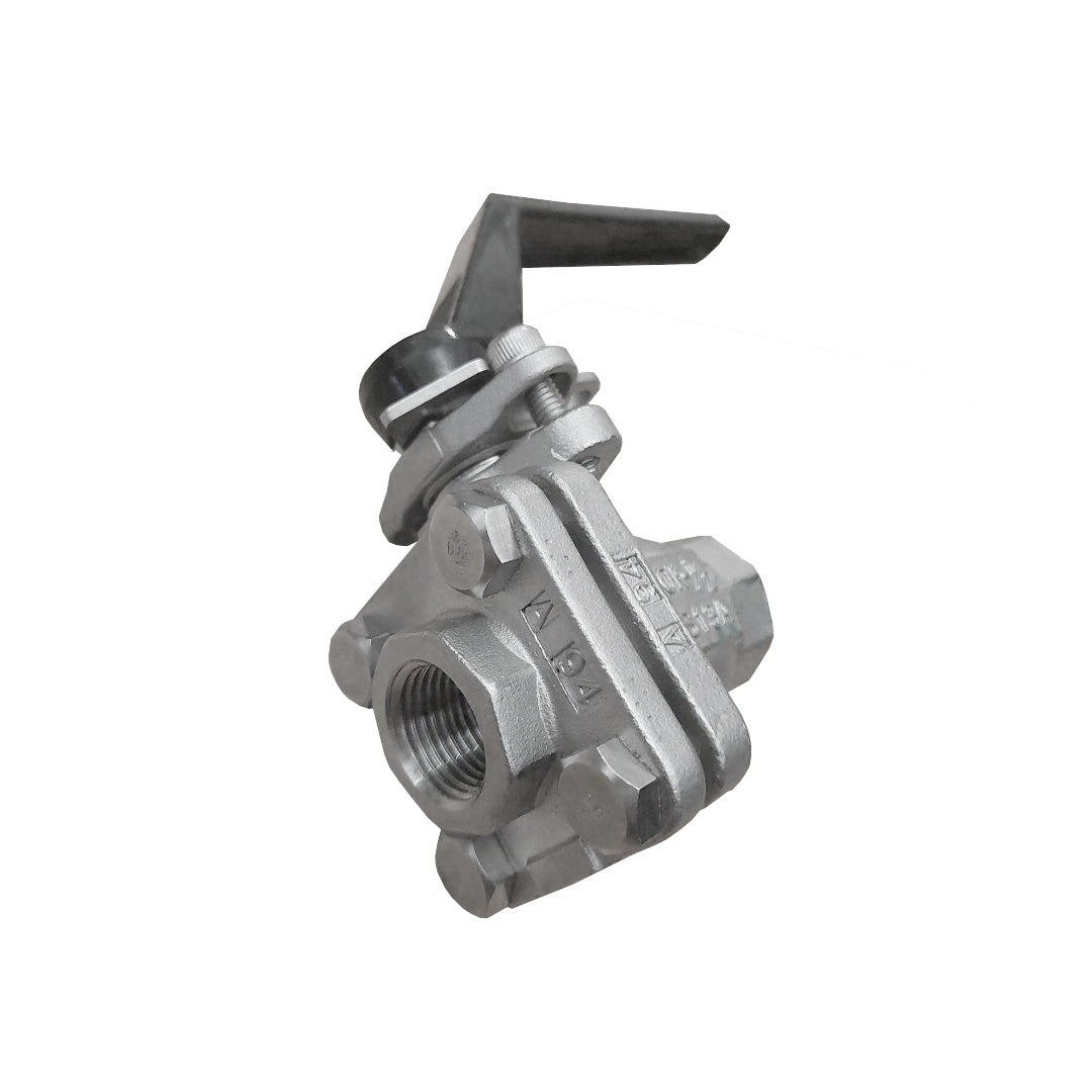 Ball Valve KITZ Stainless Steel 3/8 นิ้ว ( 10 มม. ) 10k Psi. Model 10UTM