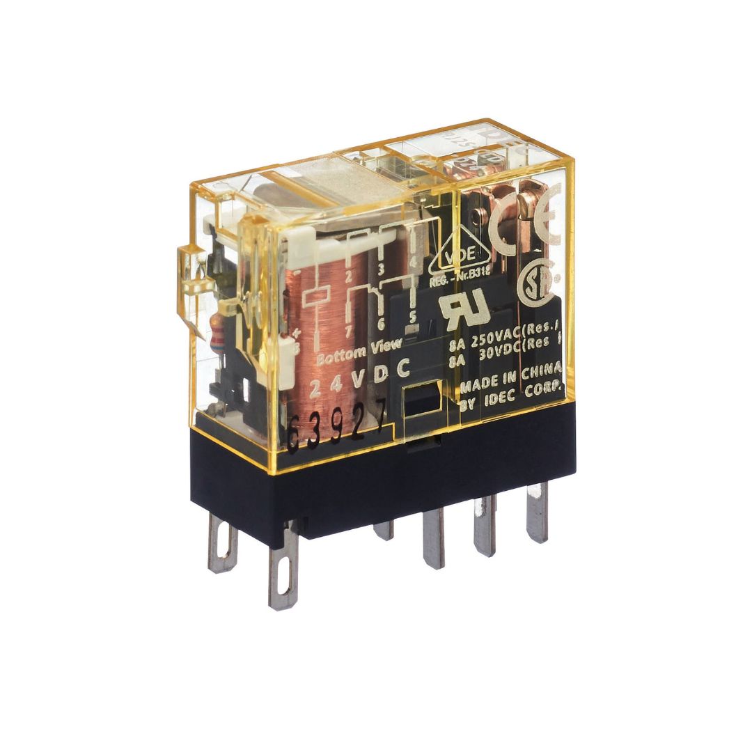 Relay IDEC 24VDC รุ่น RJ1S CL D24 พาวเวอร์รีเลย์บางพิเศษ