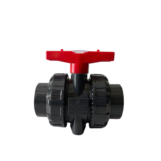 บอลวาล์ว UPVC SANKING UPVC TRUE
UNION BALL VALVE EPDM-RED-CNS 2"